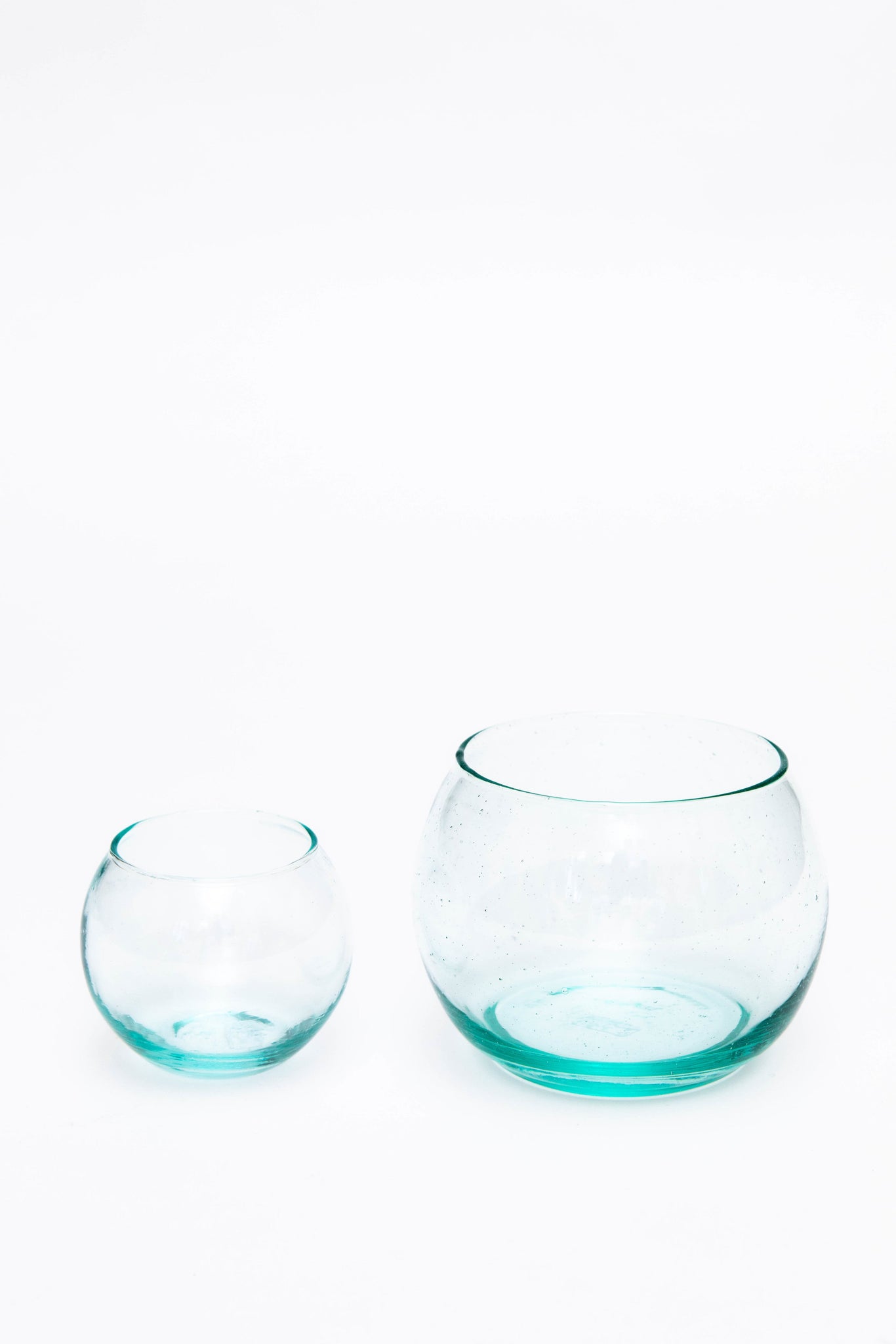 Short Round Clear Glass (6)