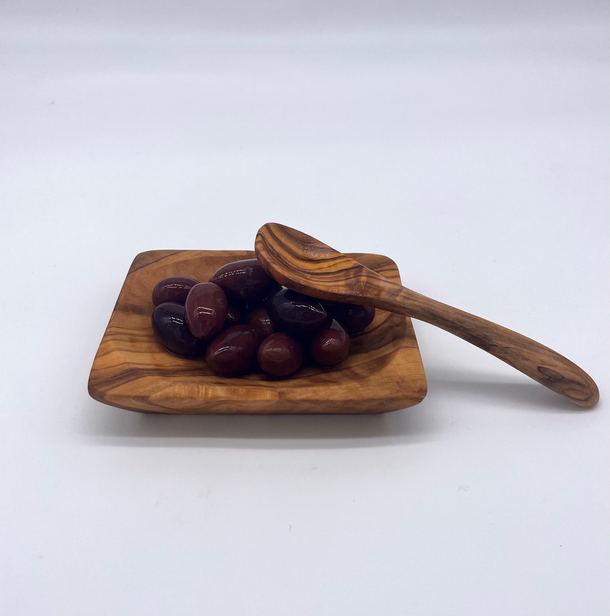 Olive Wood Coffee Spoon Small