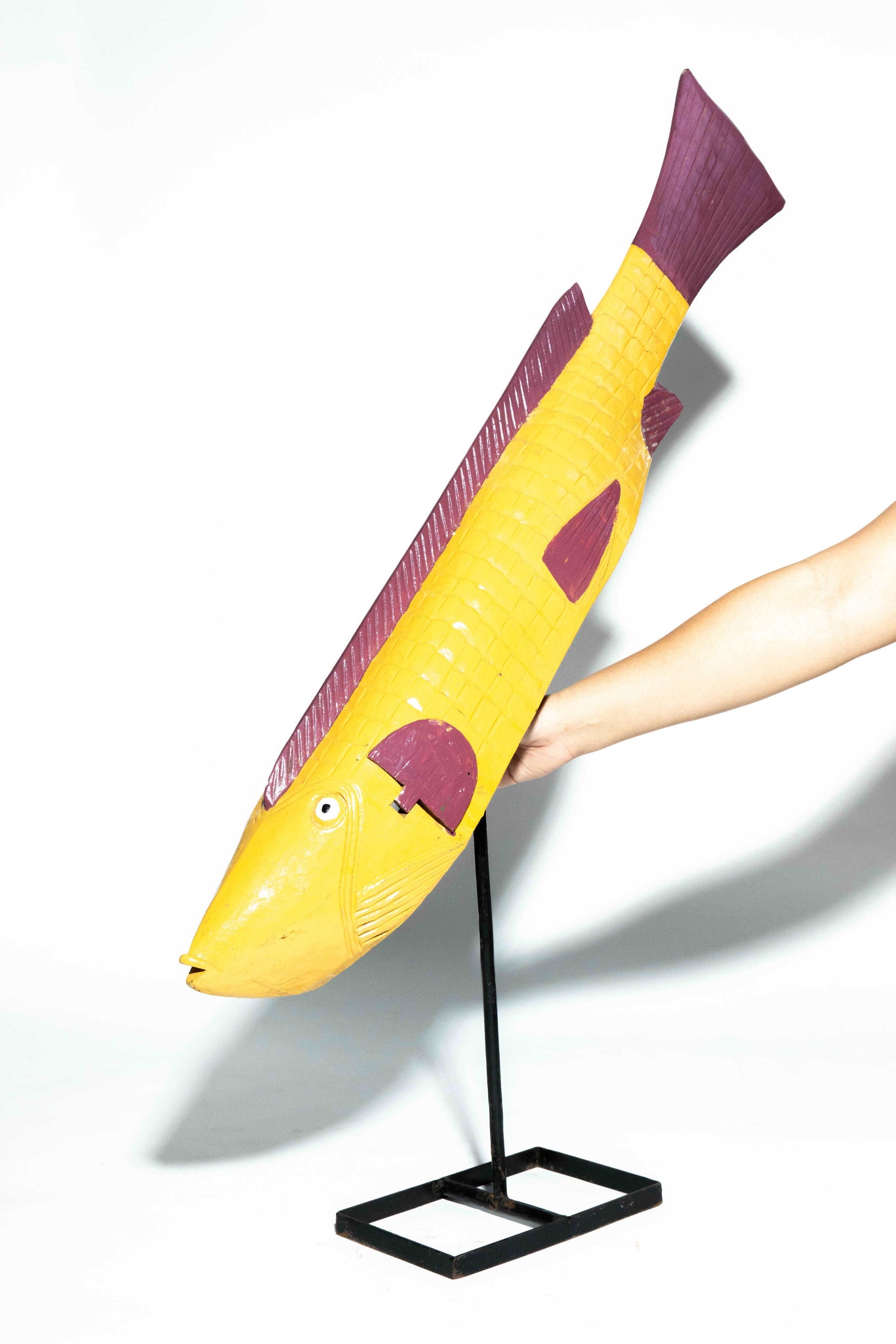 Yellow Fish Sculpture