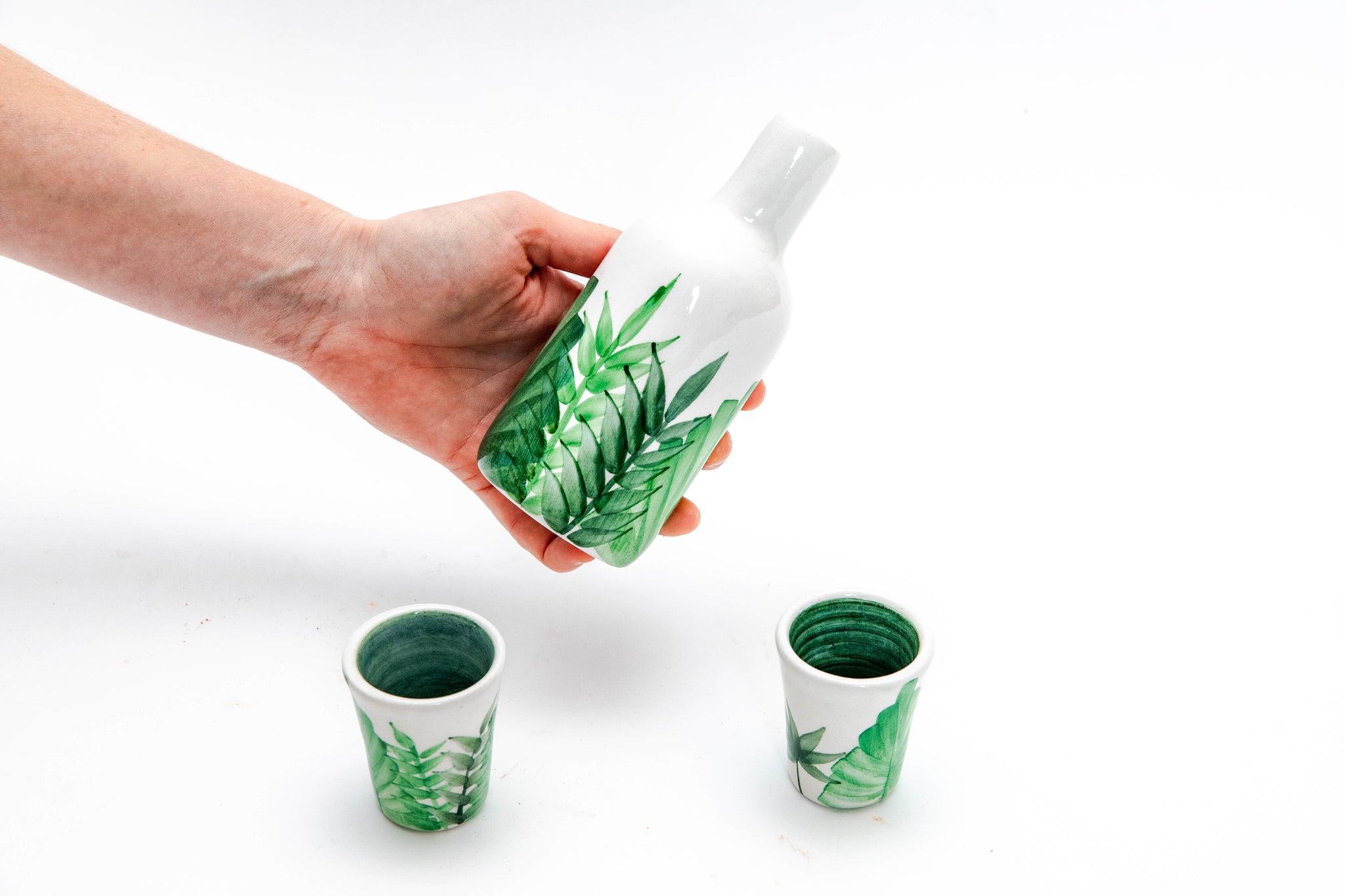 Ceramic Palm Carafe S (1)