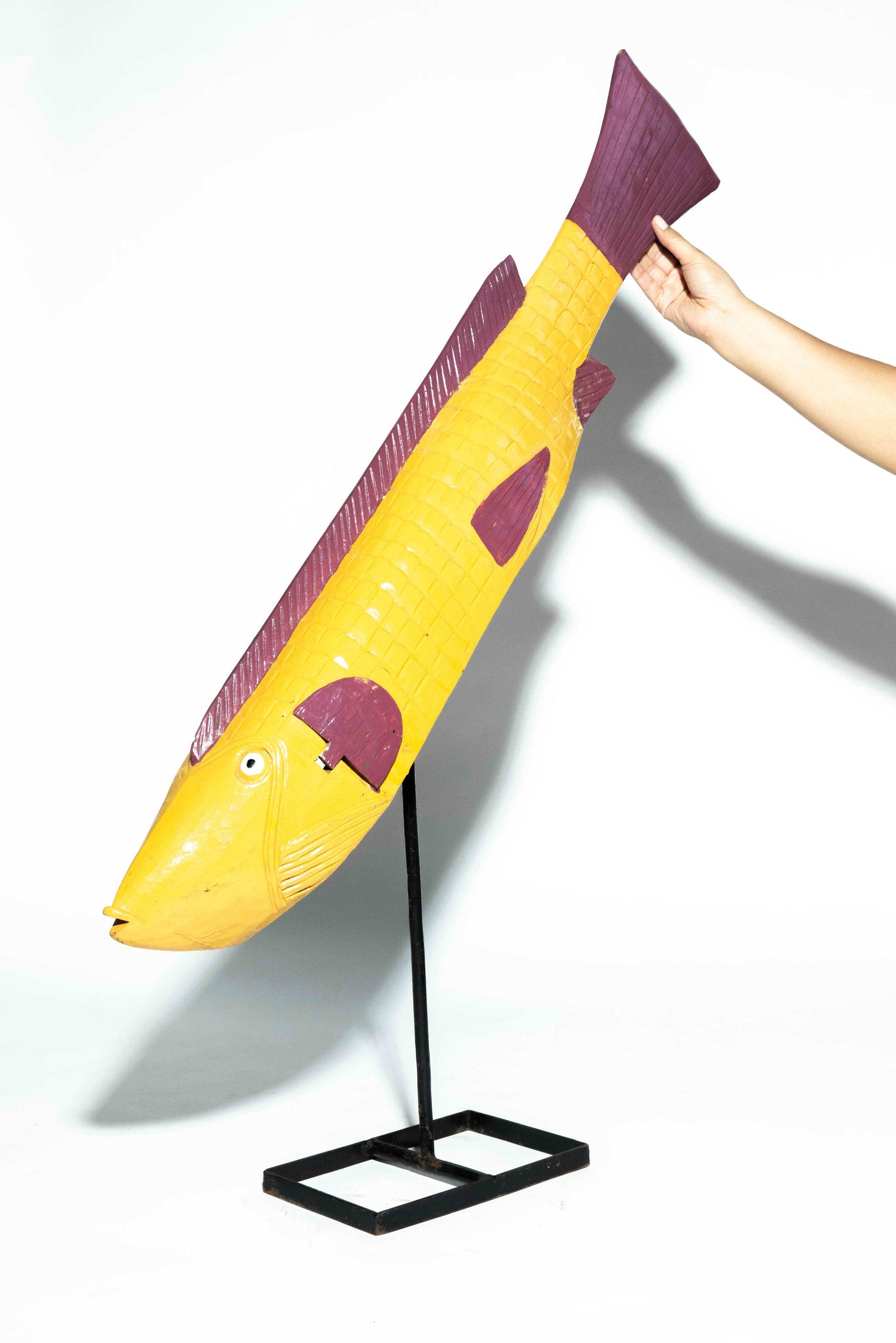 Yellow Fish Sculpture