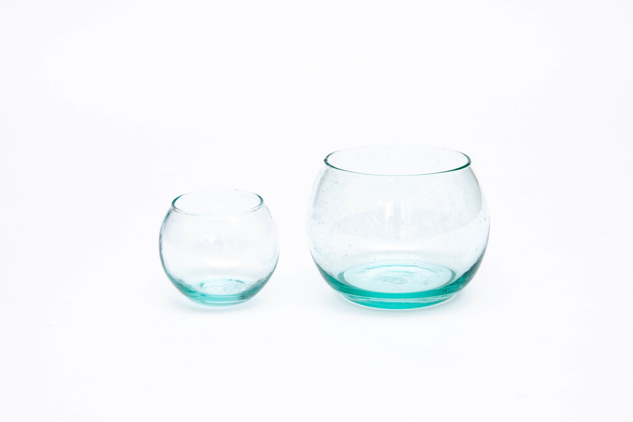 Large Round Clear Glass (6)